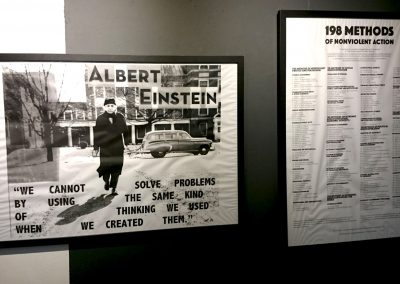 Albert Einstein and 198 Methods of non violent action prints