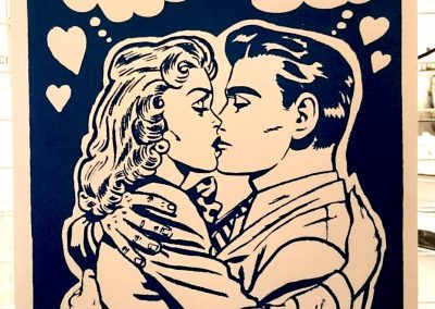 I think you may have badly misjudged the mood of the nation - screenprint by Stanley Donwood and Chris Hopewell