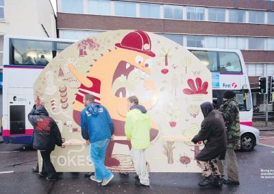 carriageworks westmoreland house stokes croft hamilton house art installation open air outdoor art centre cultural centre