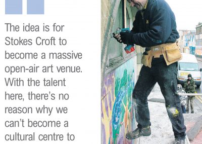 stokes croft open air outdoor art venue talent cultural centre tate guggenheim carriageworks westmoreland house